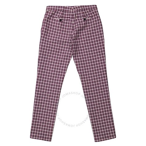 burberry hanover pants|Burberry Hanover Tailored Trousers .